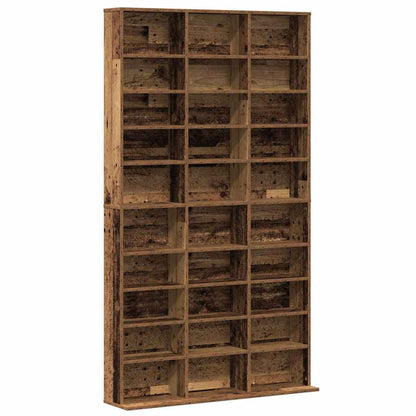 Mobile per CD con lo scaffale Legno vecchio 101 x 23 x 177,5 cm