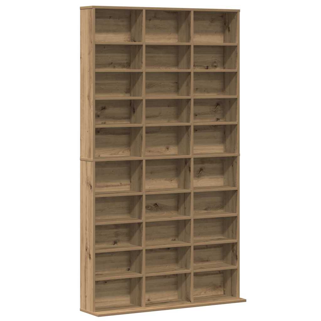 Mobile per CD Rovere artigianale 101 x 23 x 177,5 cm