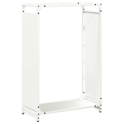 Rastrelliera per Legna da Ardere Bianca 60x28x90 cm