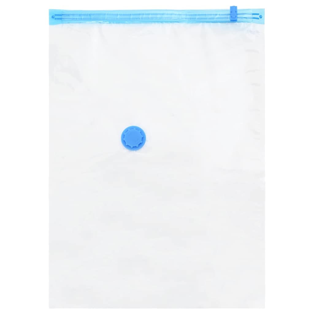 Sacchetti per Stoccaggio 5 pcs Trasparente e Blu 70 x 50 cm