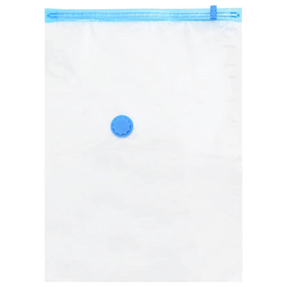 Sacchetti per Stoccaggio 5 pcs Trasparente e Blu 70 x 50 cm