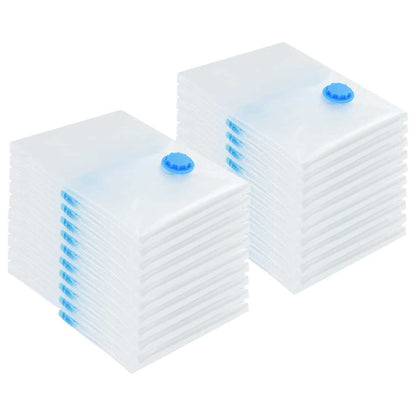 Sacchetti per Stoccaggio 20 pcs Trasparente e Blu 70 x 50 cm