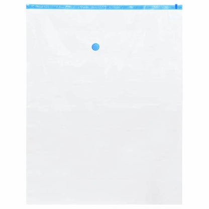 Sacchetti per Stoccaggio 20 pcs Trasparente e Blu 100 x 80 cm