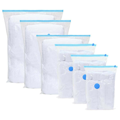 Sacchetti per Stoccaggio 50 pcs Trasparente e Blu 130 x 100 cm