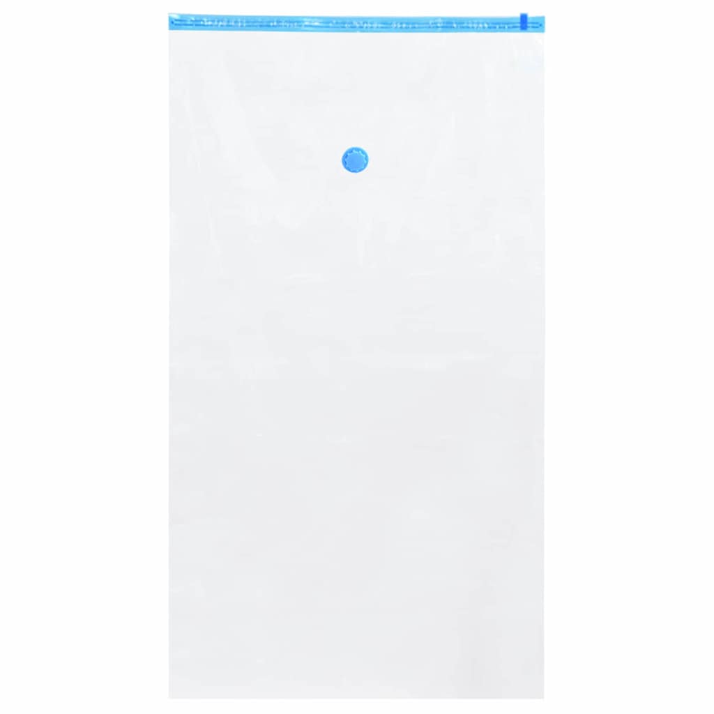 Sacchetti per Stoccaggio 5 pcs Trasparente e Blu 120 x 70 cm