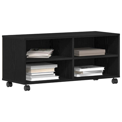 Mobile TV Nero 90 x 35 x 40.5 cm Legno multistrato