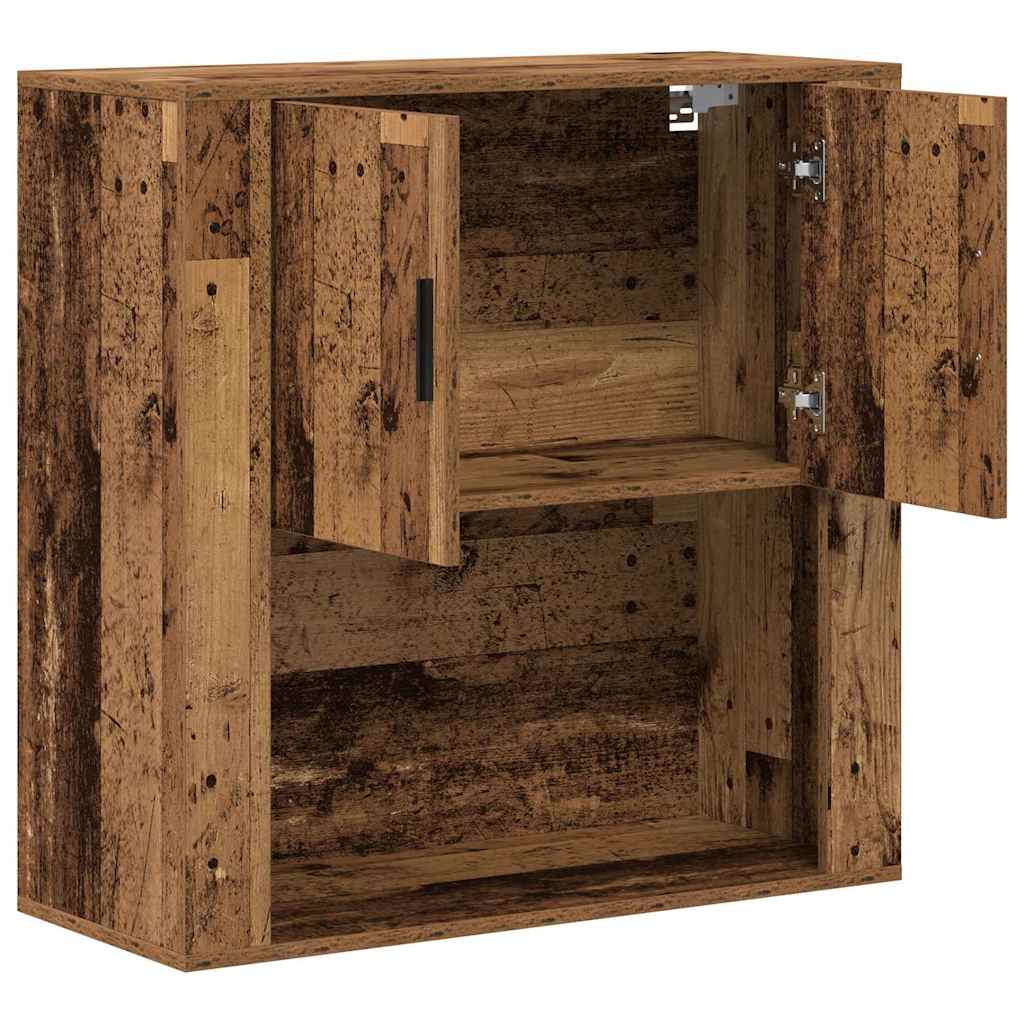 Armadietto a muro con lo scaffale Legno vecchio 80 x 33 x 80 cm