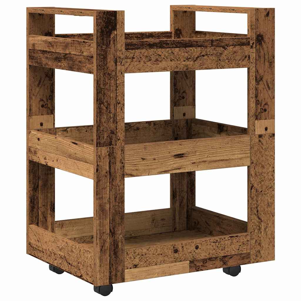 Carrello da Cucina Legno di quercia 60 x 45 x 80 cm