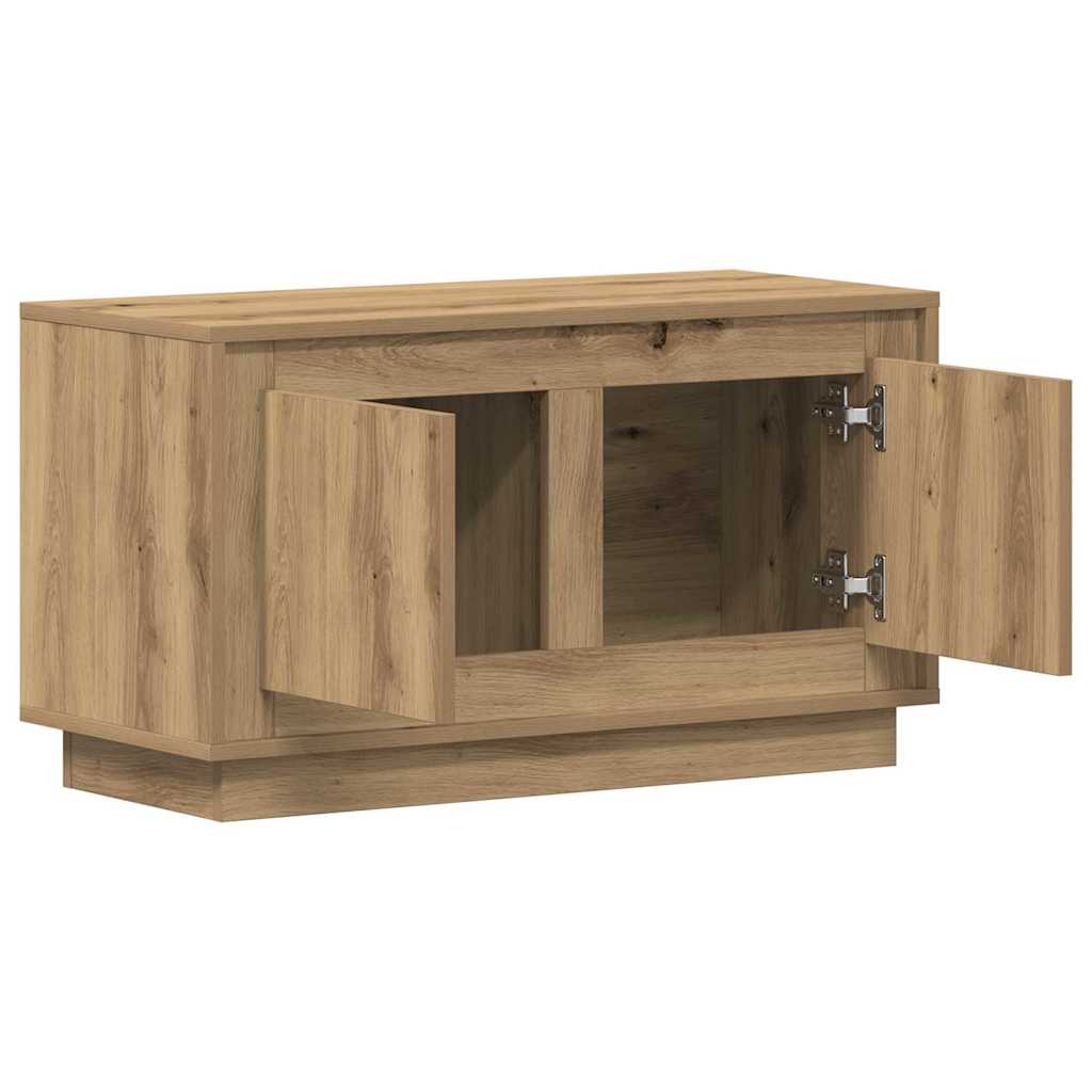 Mobile TV rovere artigianale 80 x 35 x 45 cm Legno multistrato