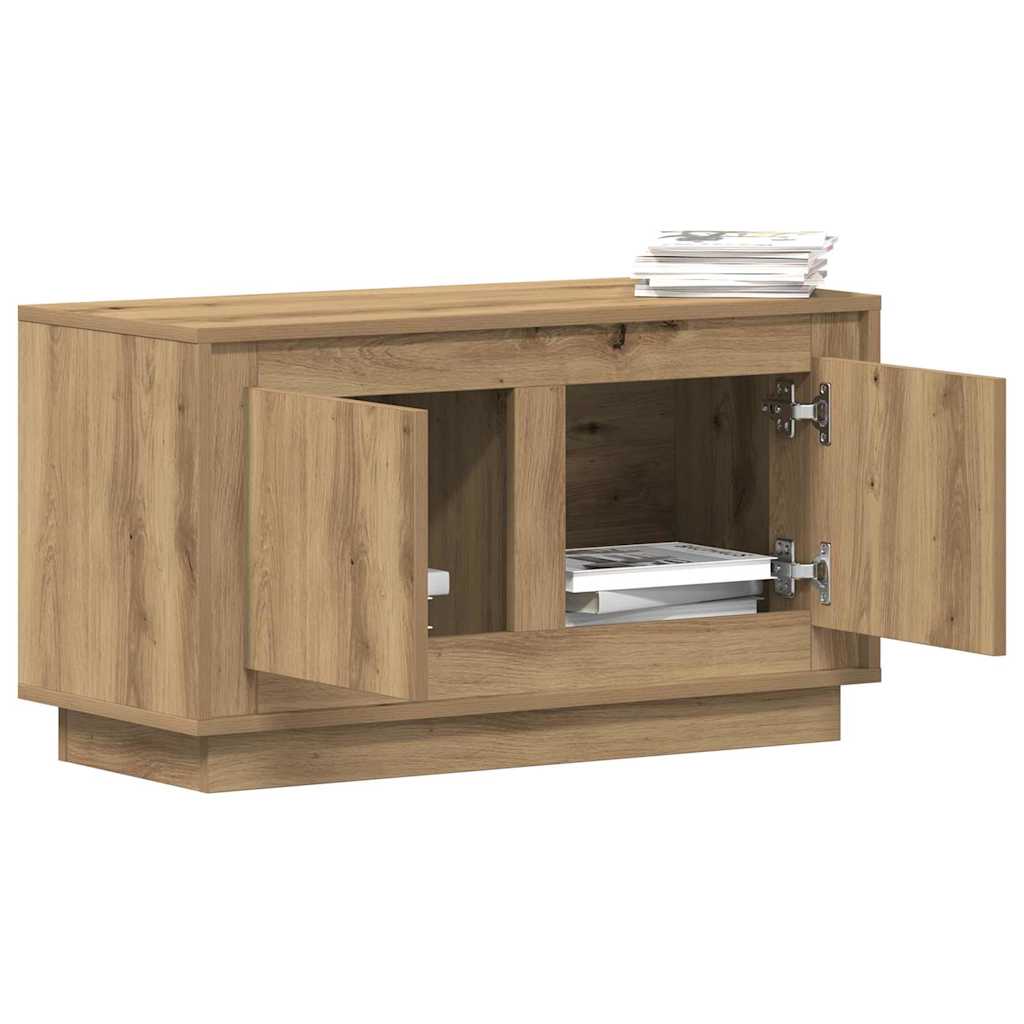 Mobile TV rovere artigianale 80 x 35 x 45 cm Legno multistrato