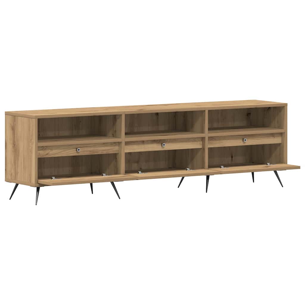 Mobile TV rovere artigianale 150 x 30 x 44,5 cm