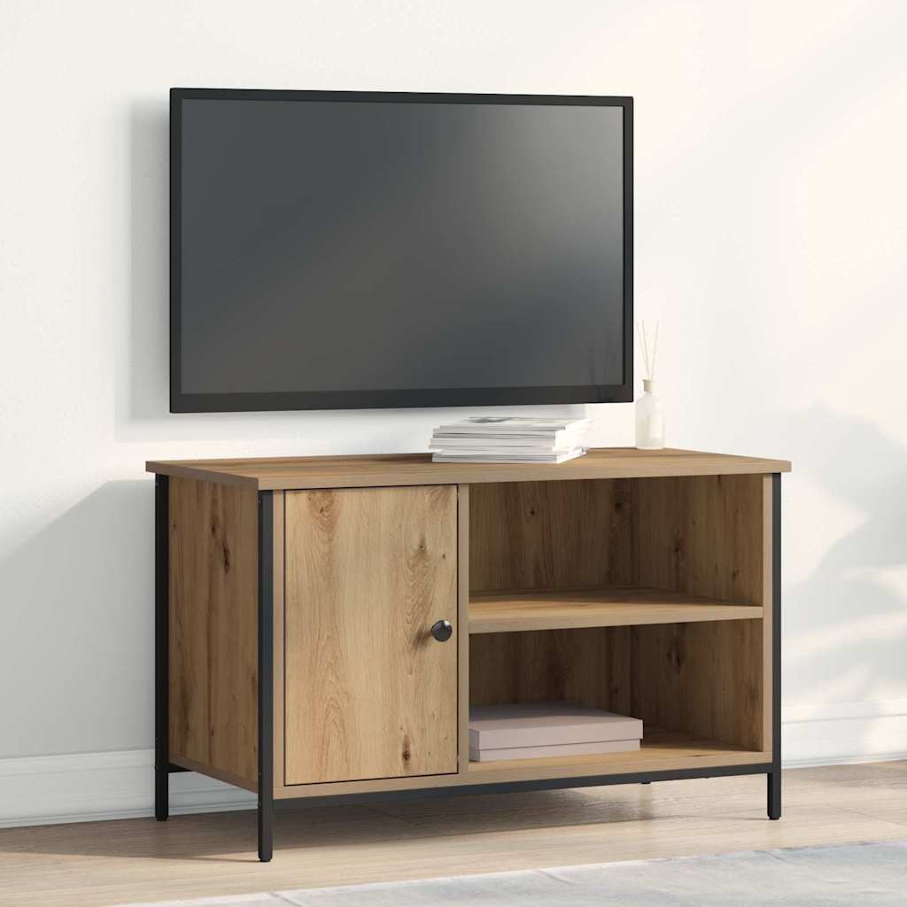 Mobile TV rovere artigianale 80 x 40 x 50 cm Legno multistrato