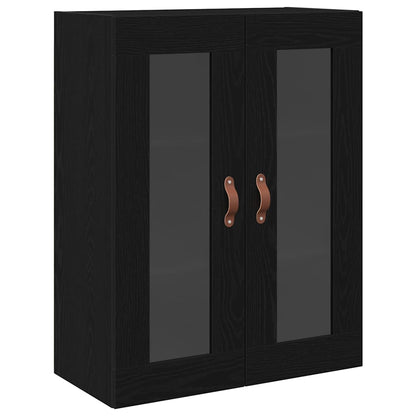 Armadietto a muro Rovere Nero 69,5 x 34 x 90 cm