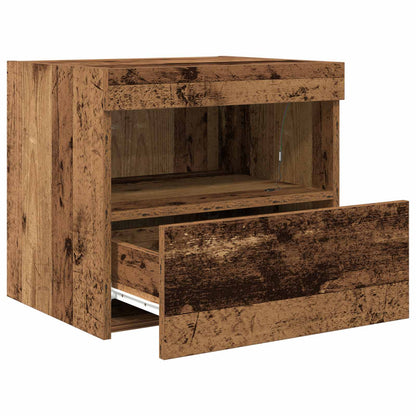 Armadio da Notte con cassetto Legno vecchio 50 x 40 x 45 cm