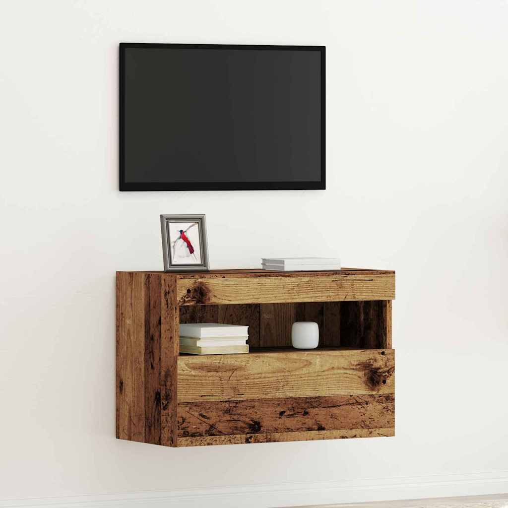 Mobile TV da parete Legno vecchio 60 x 30 x 40 cm