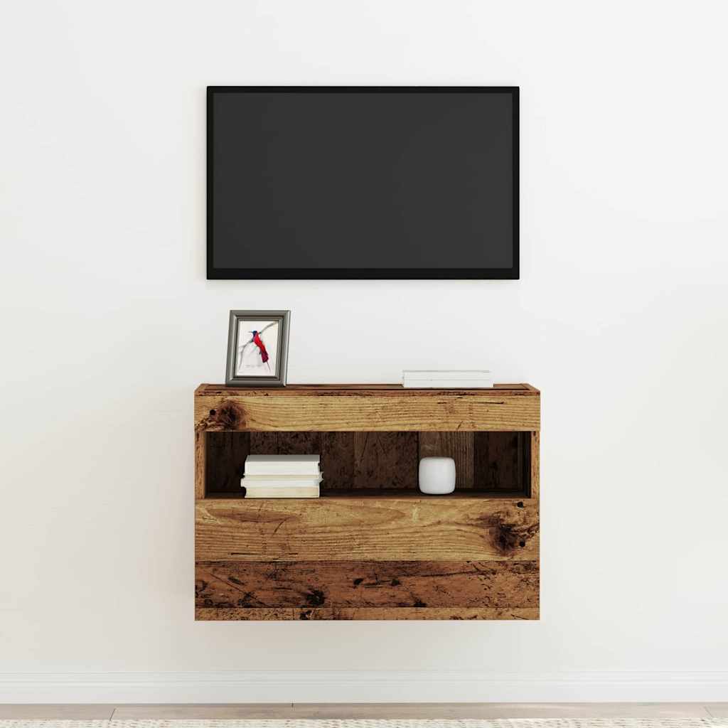 Mobile TV da parete Legno vecchio 60 x 30 x 40 cm