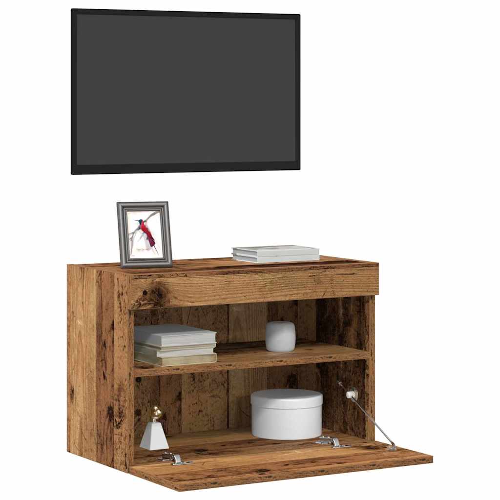 Mobile TV da parete Legno vecchio 60 x 30 x 40 cm