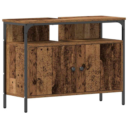 Armadio per Lavabo da Bagno Legno vecchio 80 x 30 x 60 cm