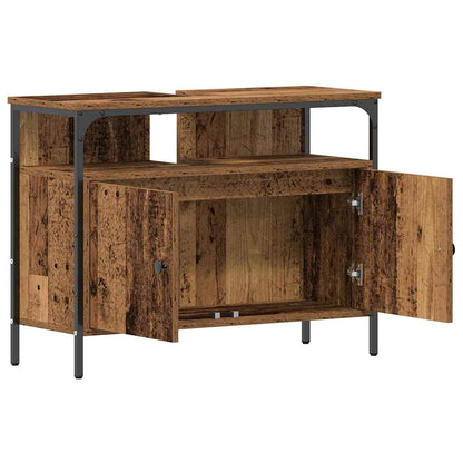 Armadio per Lavabo da Bagno Legno vecchio 80 x 30 x 60 cm