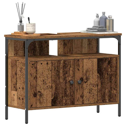 Armadio per Lavabo da Bagno Legno vecchio 80 x 30 x 60 cm