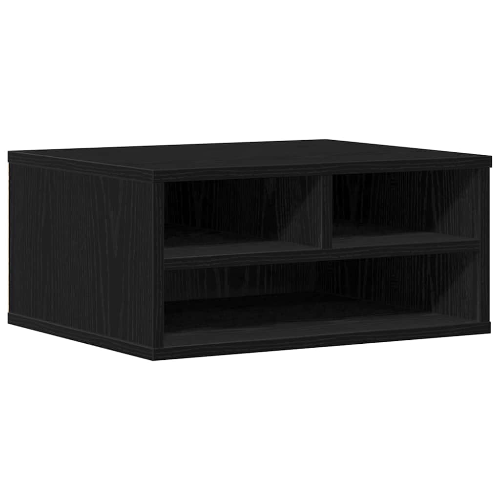 Supporto per Stampante Rovere Nero 49 x 40 x 22.5 cm