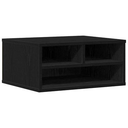 Supporto per Stampante Rovere Nero 49 x 40 x 22.5 cm