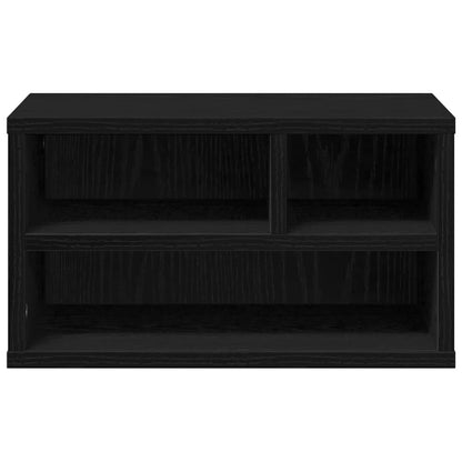 Supporto per Stampante Rovere Nero 40 x 32 x 22,5 cm