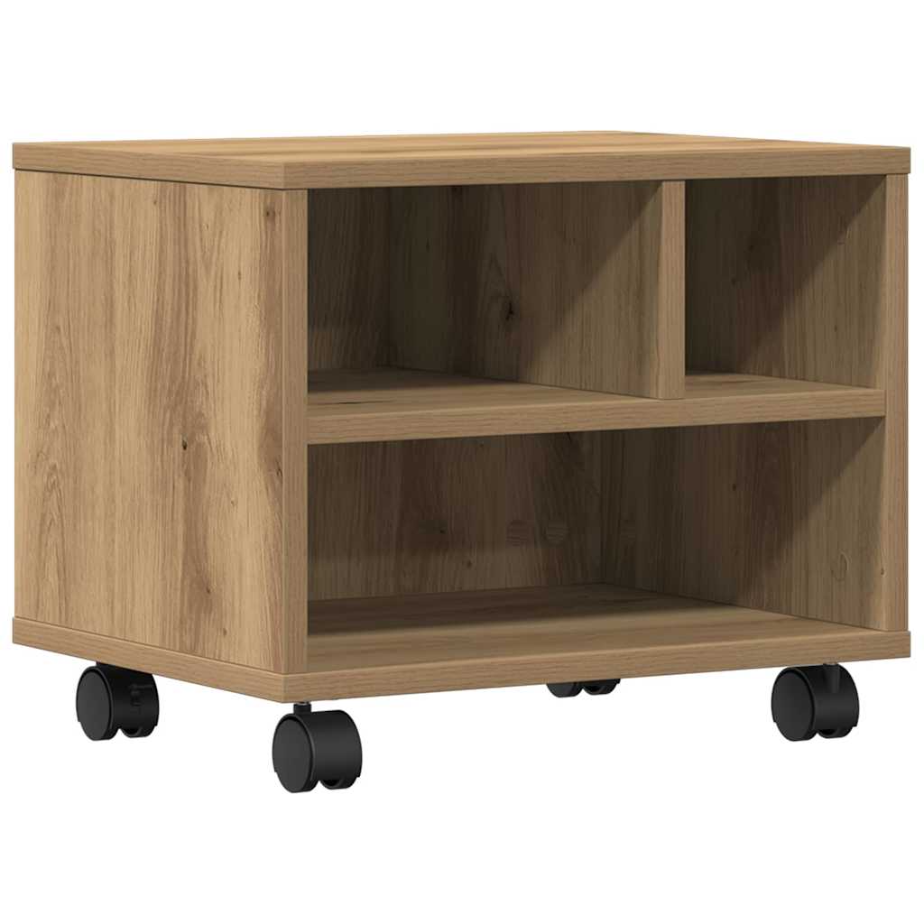 Supporto per Stampante Rovere artigianale 41 x 32 x 34,5 cm
