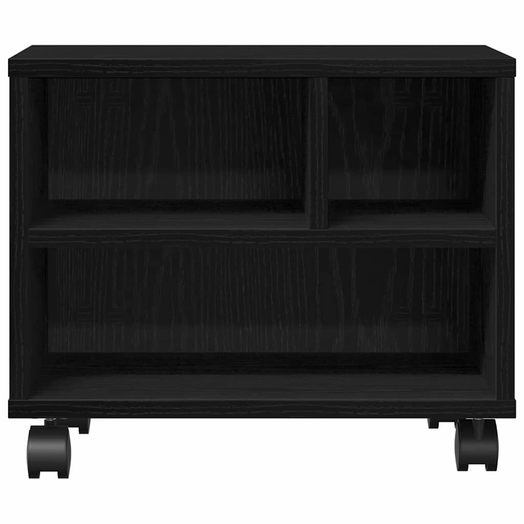 Supporto per Stampante Rovere Nero 41 x 32 x 34,5 cm