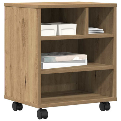 Supporto per Stampante rovere artigianale 41 x 32 x 48 cm