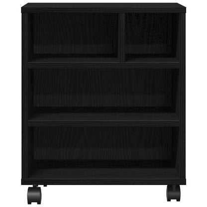 Supporto per Stampante Rovere Nero 41 x 32 x 48 cm