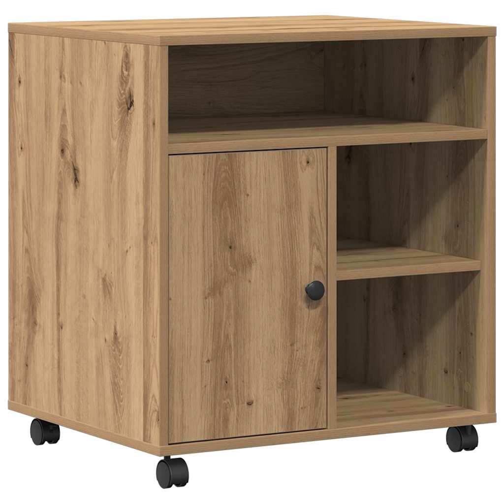 Supporto per Stampante rovere artigianale 60 x 50 x 67 cm