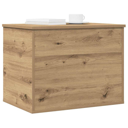 Scatola di Stoccaggio rovere artigianale 60 x 42 x 46 cm