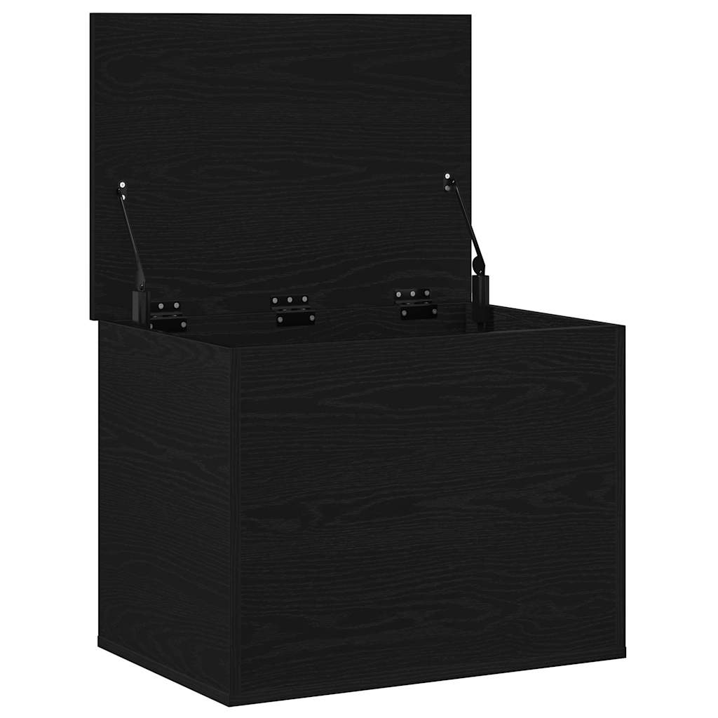Scatola di Stoccaggio Rovere nero 60 x 42 x 46 cm