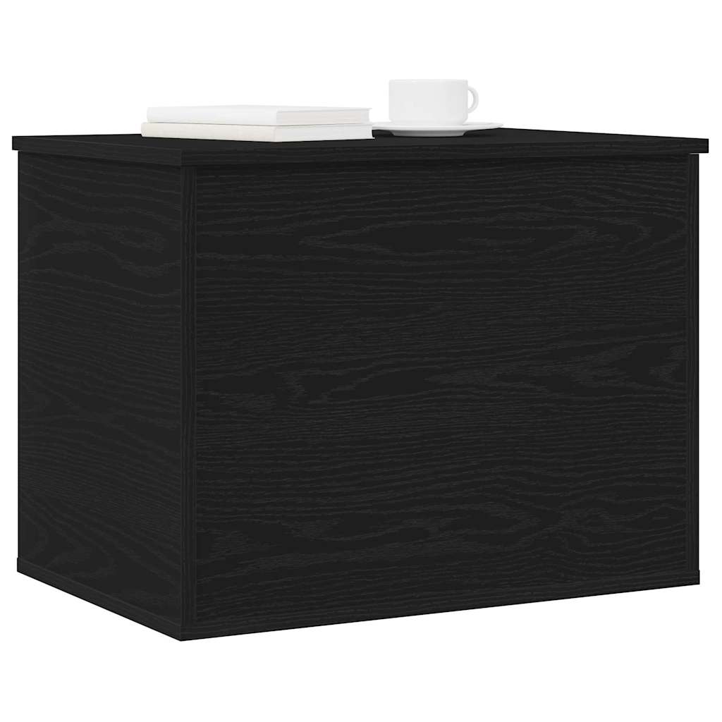 Scatola di Stoccaggio Rovere nero 60 x 42 x 46 cm