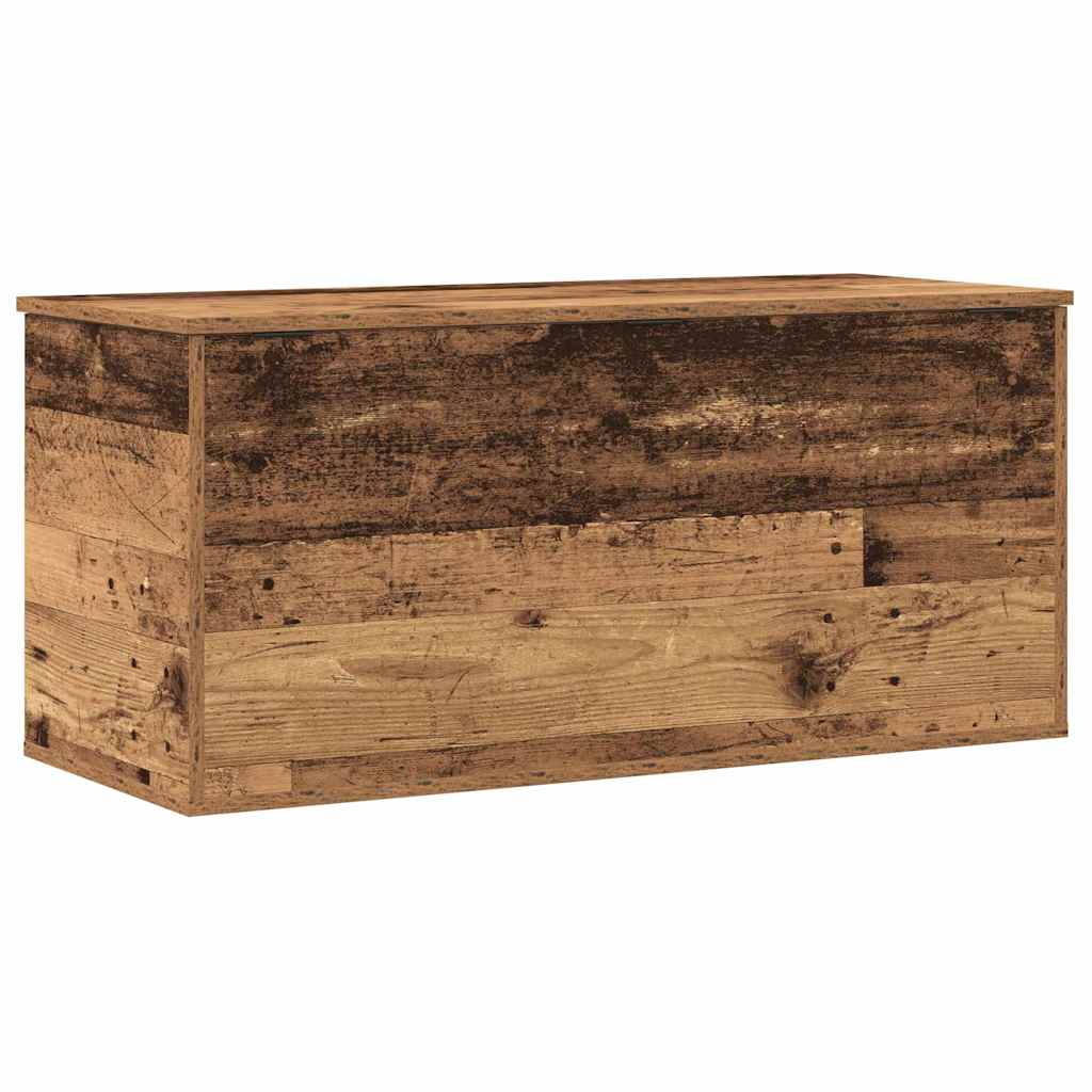 Scatola di Stoccaggio Legno vecchio 100 x 42 x 46 cm