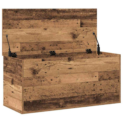 Scatola di Stoccaggio Legno vecchio 100 x 42 x 46 cm
