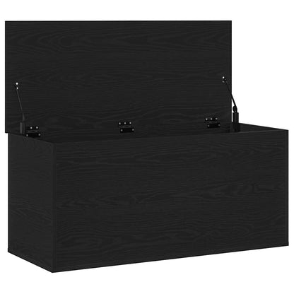Scatola di Stoccaggio Rovere nero 100 x 42 x 46 cm