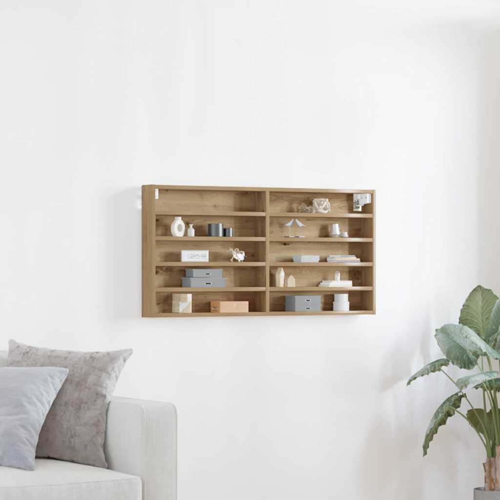 Vetrina Rovere artigianale 100 x 8,5 x 50 cm Legno multistrato