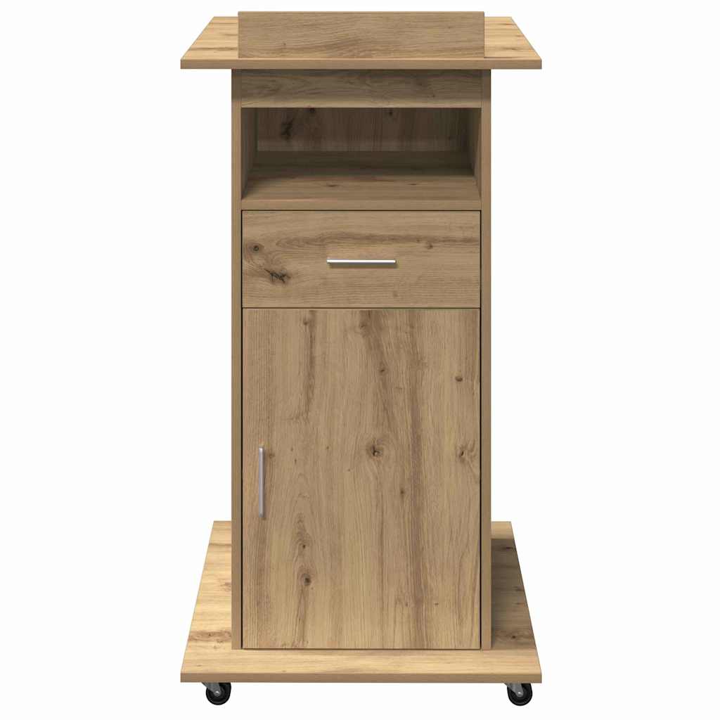 Podio Rovere artigianale 55 x 55 x 107 cm Legno multistrato