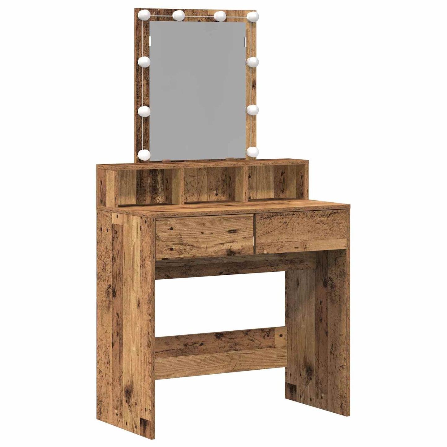Tavolo da Trucco con cassetto Legno vecchio 80 x 41 x 144.5 cm
