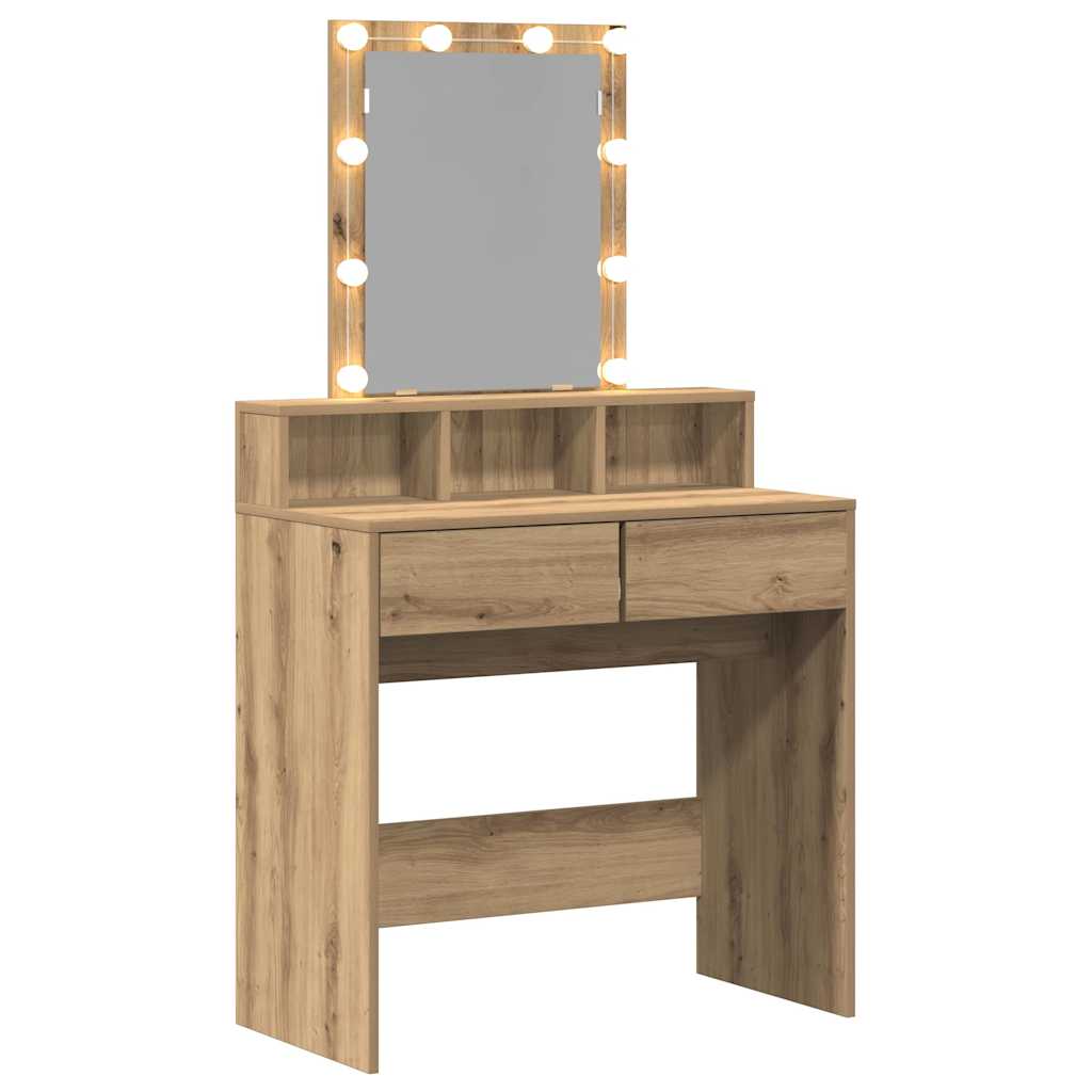 Tavolo da Trucco rovere artigianale 80 x 41 x 144.5 cm