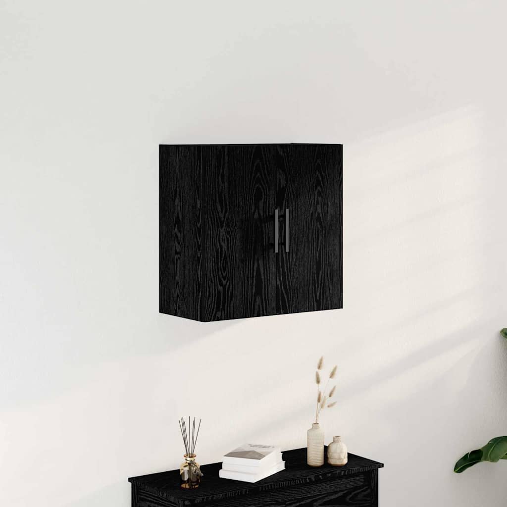 Armadietto a muro Rovere Nero 60 x 31,5 x 60 cm