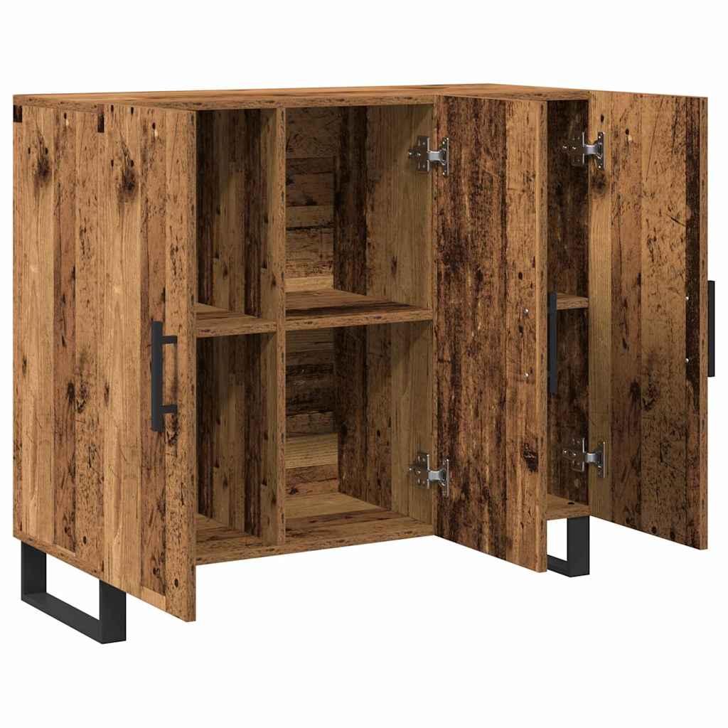 Credenza Legno vecchio 90 x 34 x 80 cm Legno multistrato