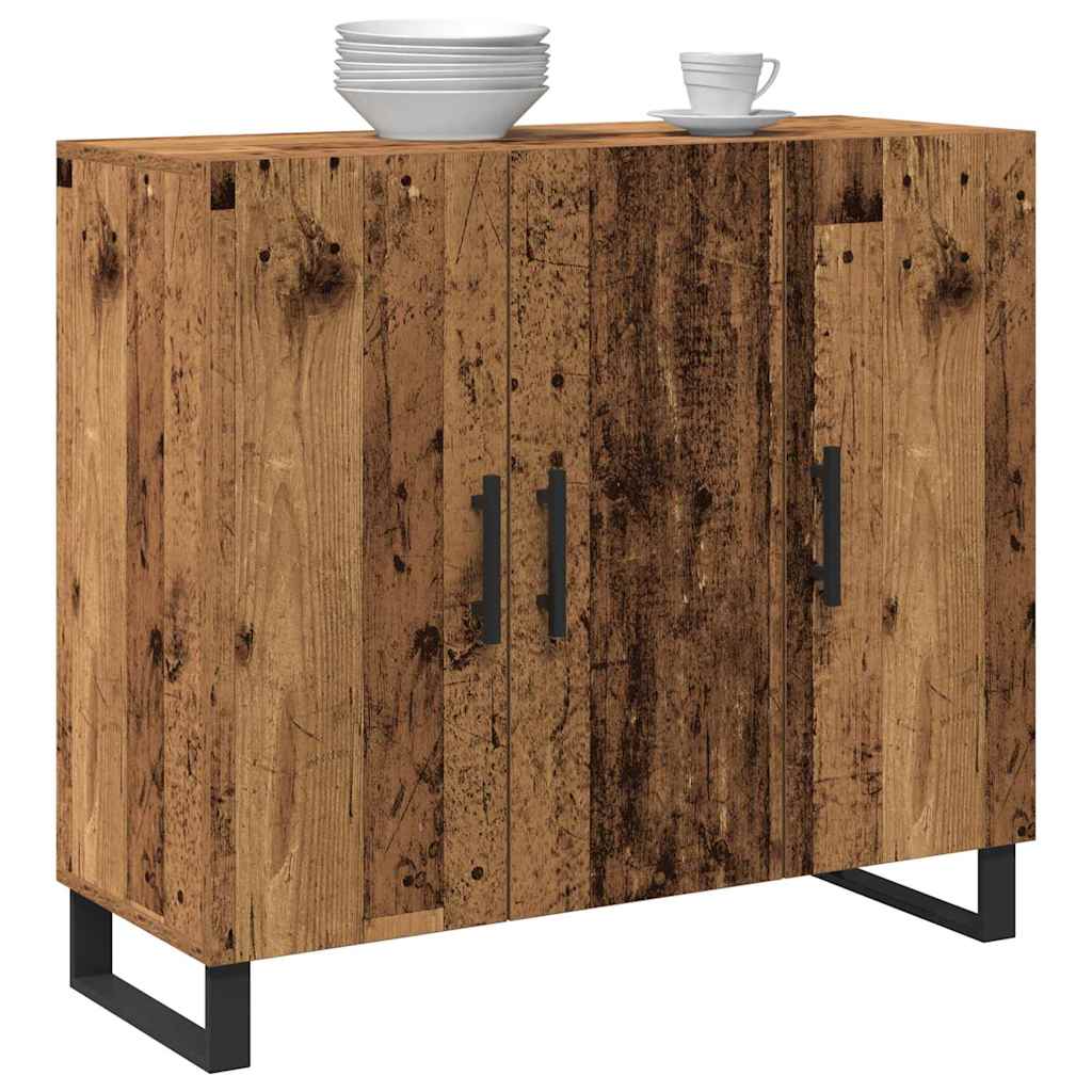 Credenza Legno vecchio 90 x 34 x 80 cm Legno multistrato