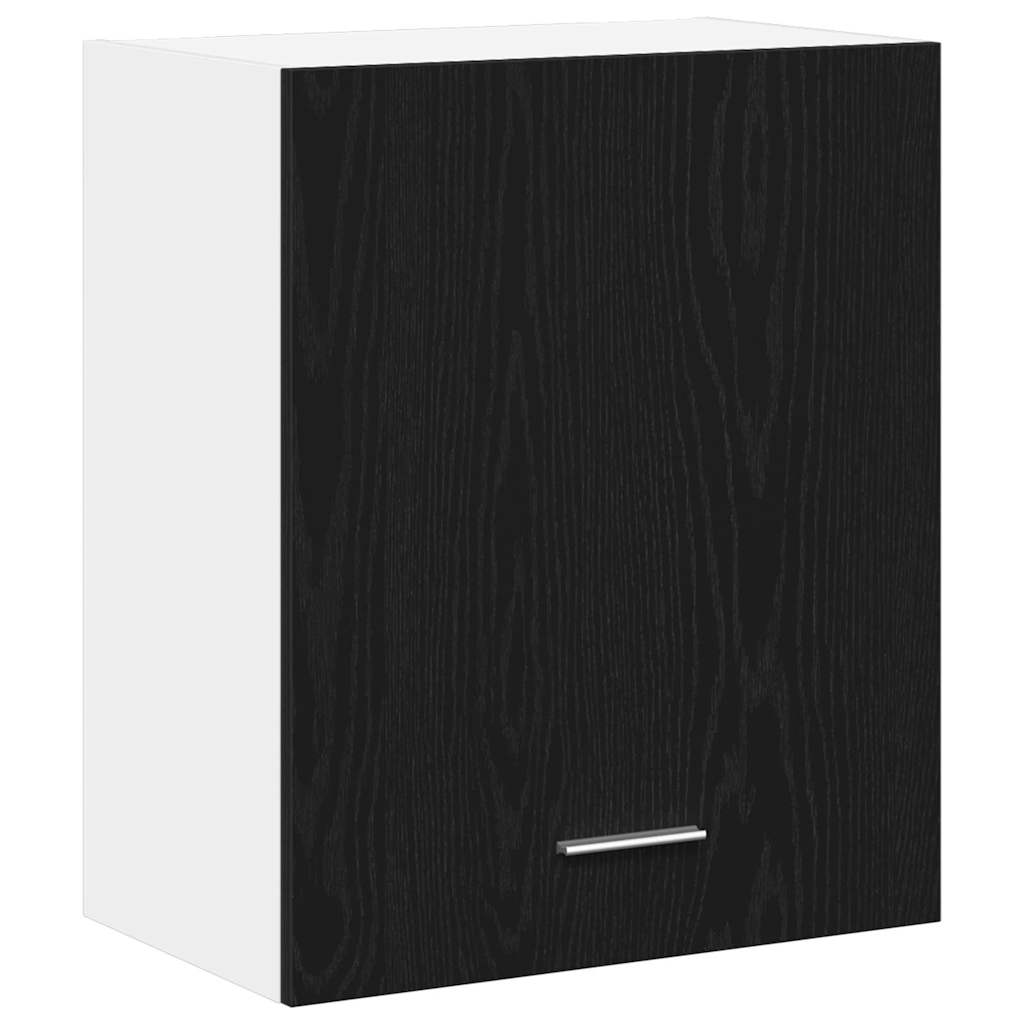 Armadio pensile con porta Riga Rovere nero 50 x 31 x 60 cm