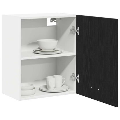 Armadio pensile con porta Riga Rovere nero 50 x 31 x 60 cm
