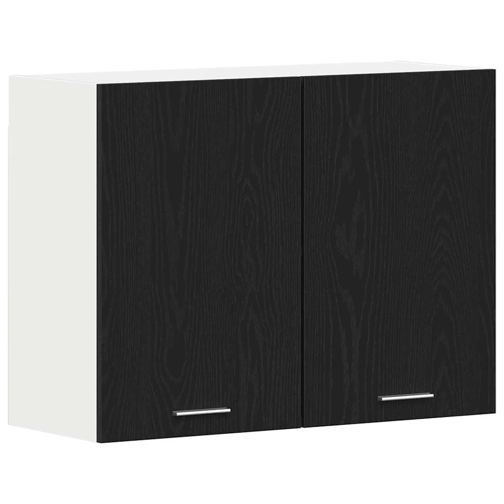 Armadio pensile Lyon Rovere Nero 80 x 31 x 60 cm