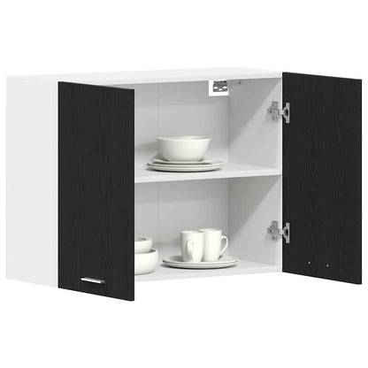 Armadio pensile Lyon Rovere Nero 80 x 31 x 60 cm