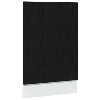 Pannello Lavastoviglie Rovere Nero 45x1,5x67 cm in Truciolato